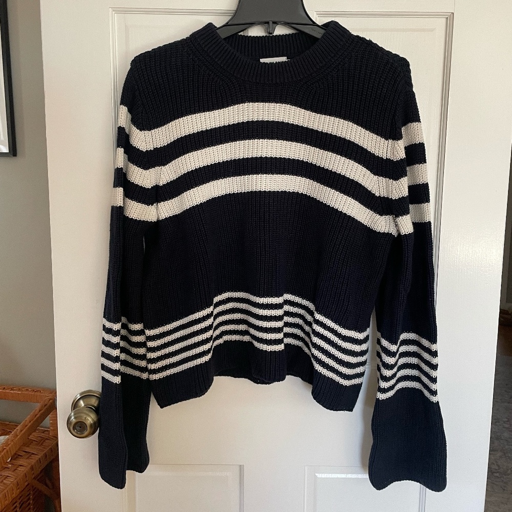 NWOT Claire Rose x NA-KD blue striped sweater